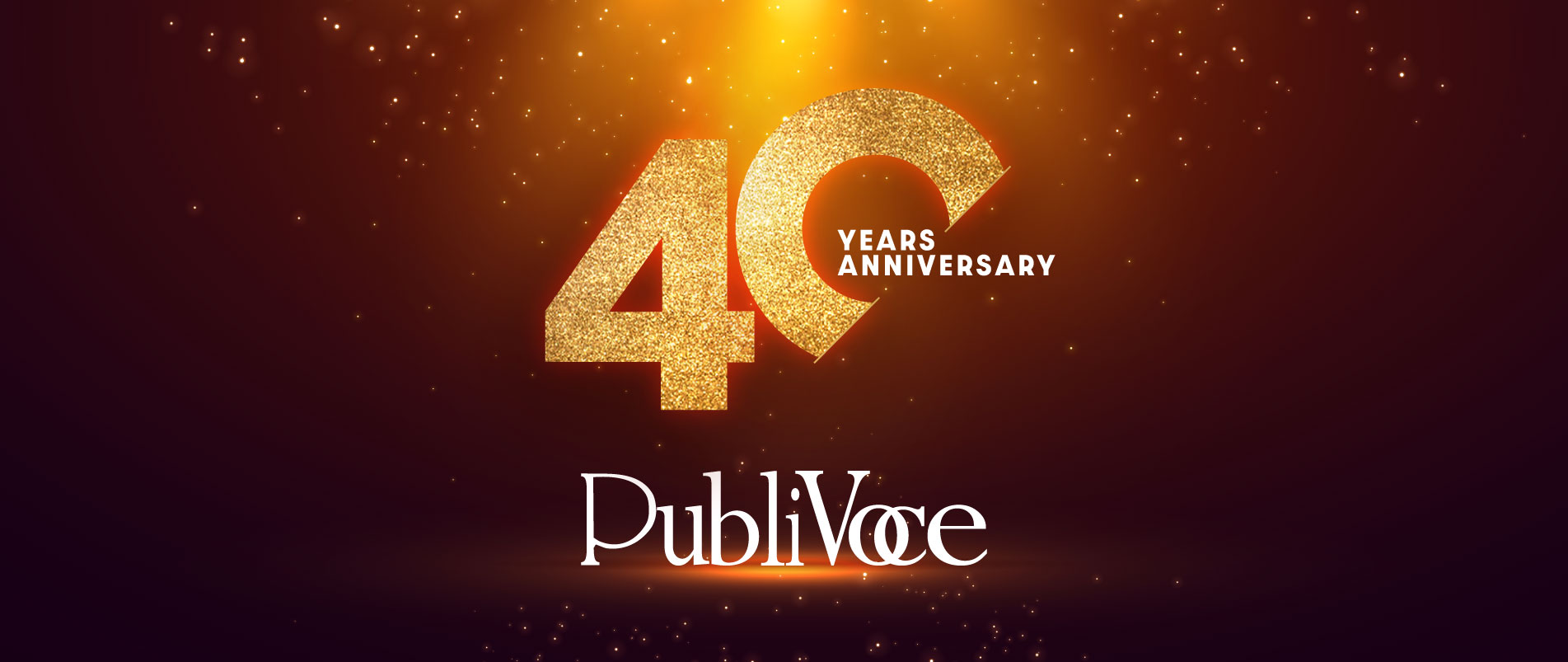 Publivoce 40 Years Anniversary